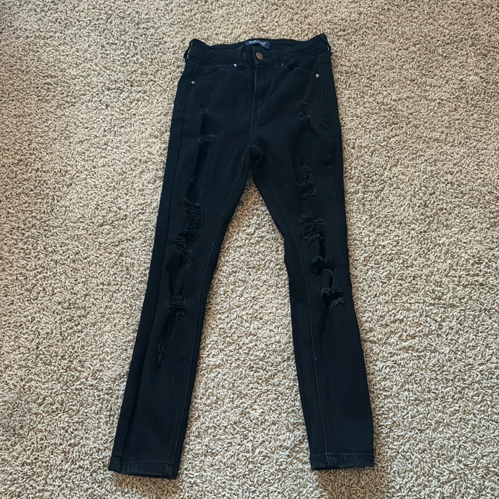 Black Ripped Skinny Jeans
